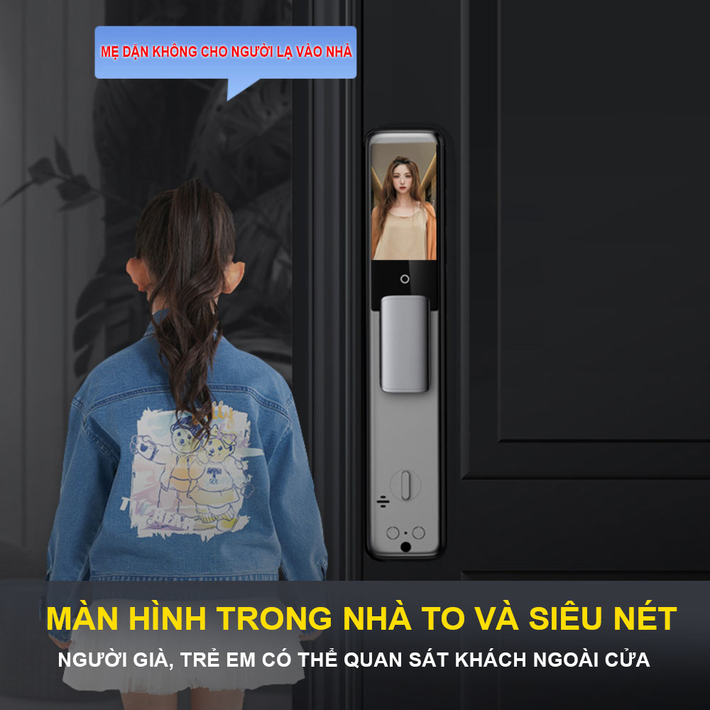 Khóa Thông Minh AL-80SRVT-B An Toàn Tối Ưu Với Nhận Diện Khuôn Mặt, Giám Sát và Tự Động Khóa - Ảnh 5