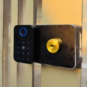 Alternative view of Khóa cửa cổng vân tay 2 mặt Avolock AG47 – Giải pháp an ninh thông minh, bền bỉ ngoài trời
