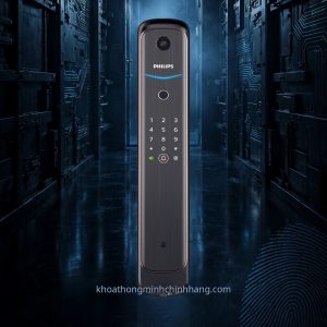 Khóa Vân Tay Philips DDL702-1HWS Có Camera Chuông Cửa Đàm Thoại 2 Chiều
