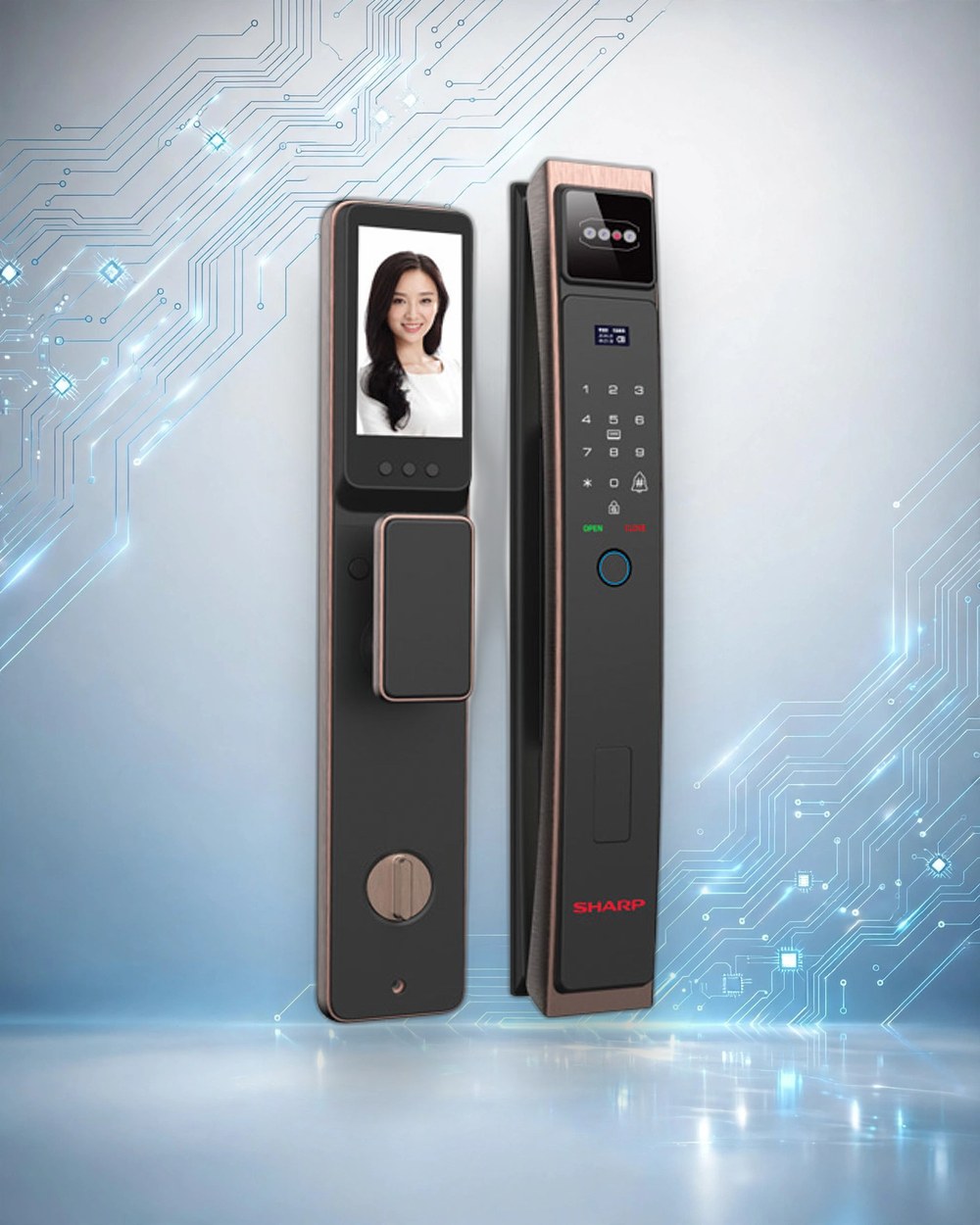Khóa Nhận Diện Khuôn Mặt Sharp H3-FV