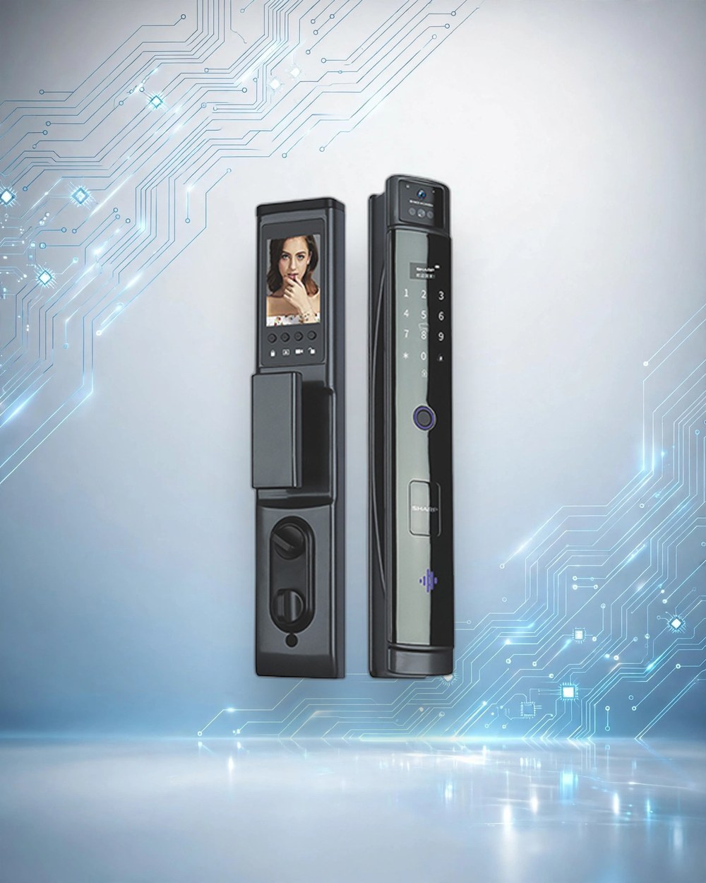 Khóa Cửa Khuôn Mặt Sharp S2VF