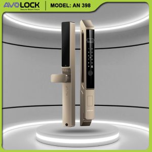Khóa Cửa Vân Tay Cho Cửa Nhôm Avolock AN398 – Đỉnh Cao Công Nghệ Bảo Mật 3D AI