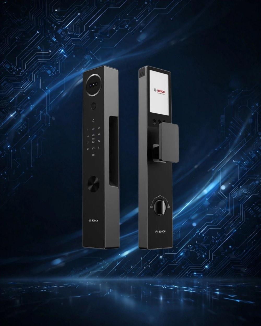 Khóa vân tay Bosch FU30 Plus FaceID chính hãng tại Ninh Bình
