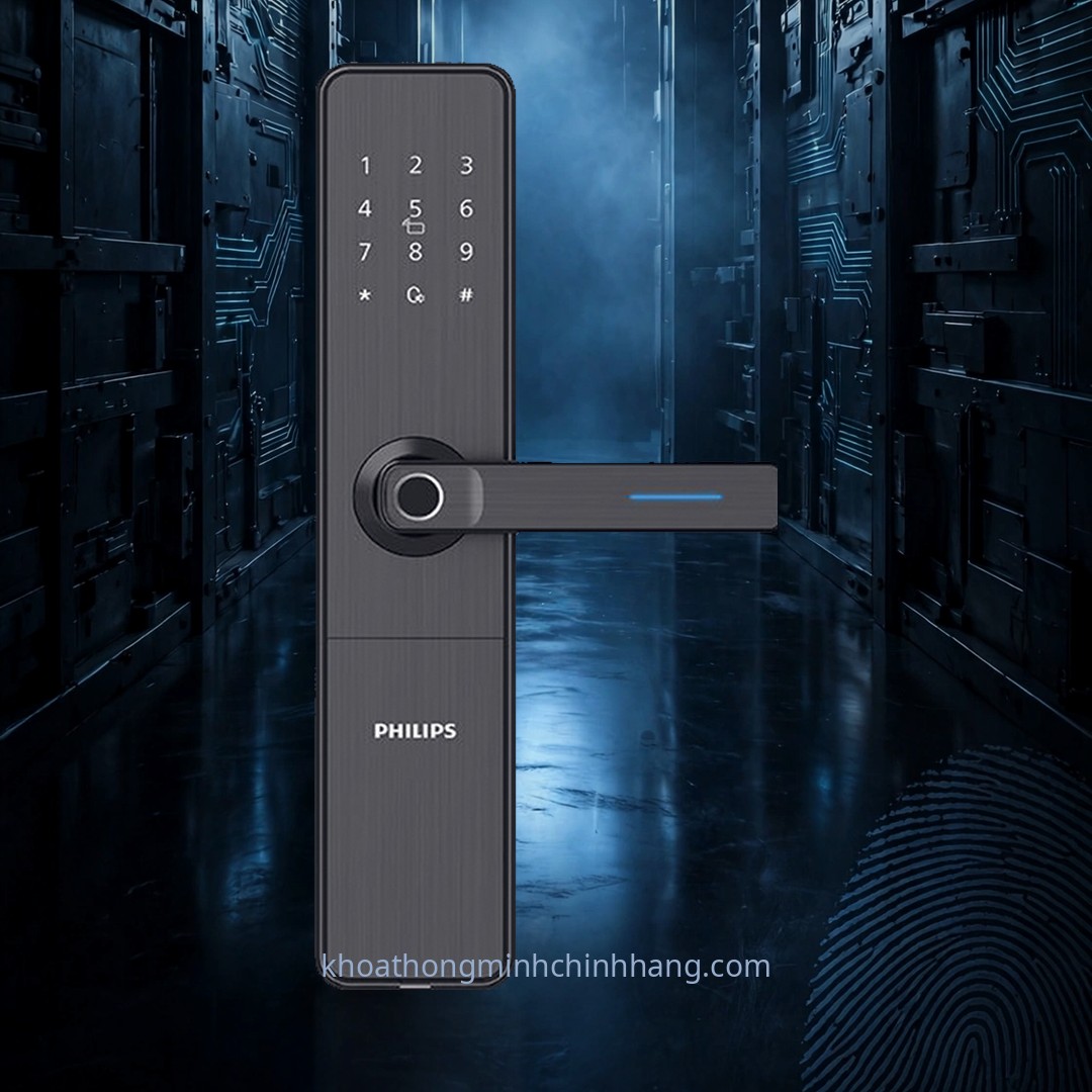 Khóa vân tay Philips DDL609-5HS giá rẻ tại Nghệ An — mẫu giá tốt nhất của Philips