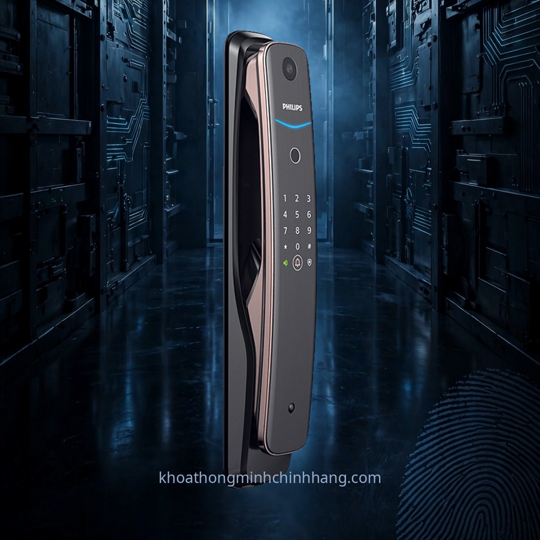 Khóa tự động Philips DDL702E-5HWS chính hãng tại Hai Bà Trưng