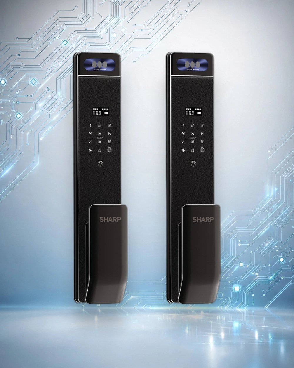Khóa Sharp S5FV Face ID cao cấp Khóa nhận diện khuôn mặt Sharp S5FV cao cấp tại Mê Linh