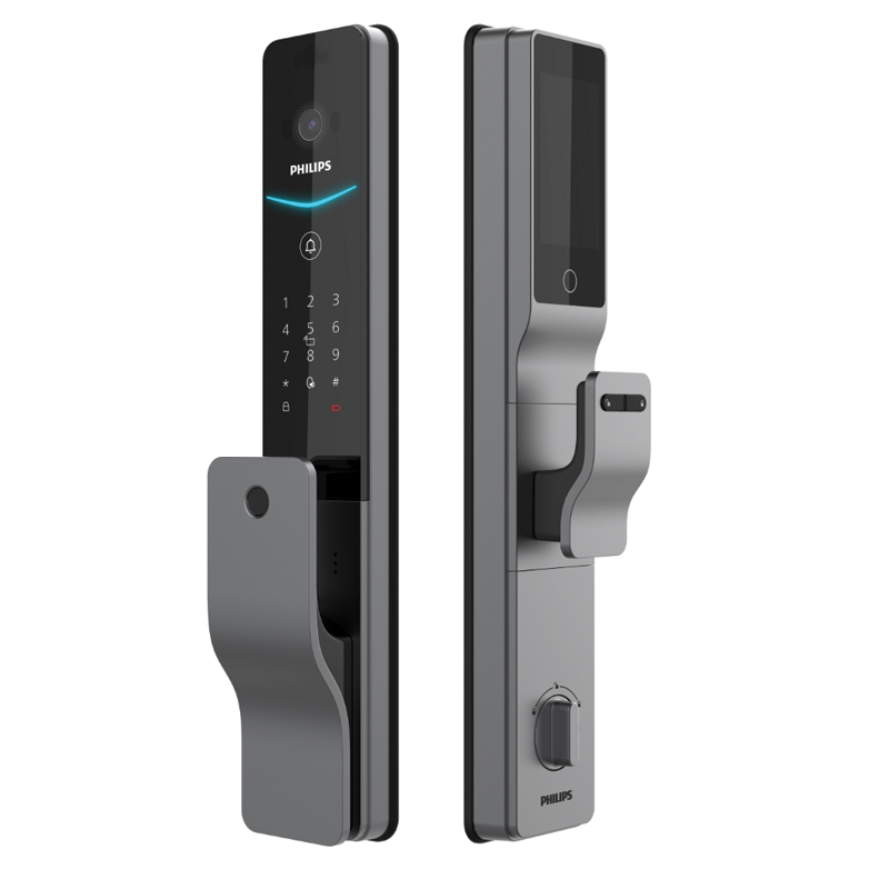 Khóa cửa Face ID Philips DDL720-FVP-17HWS lắp khóa vân tay tại Chương Mỹ