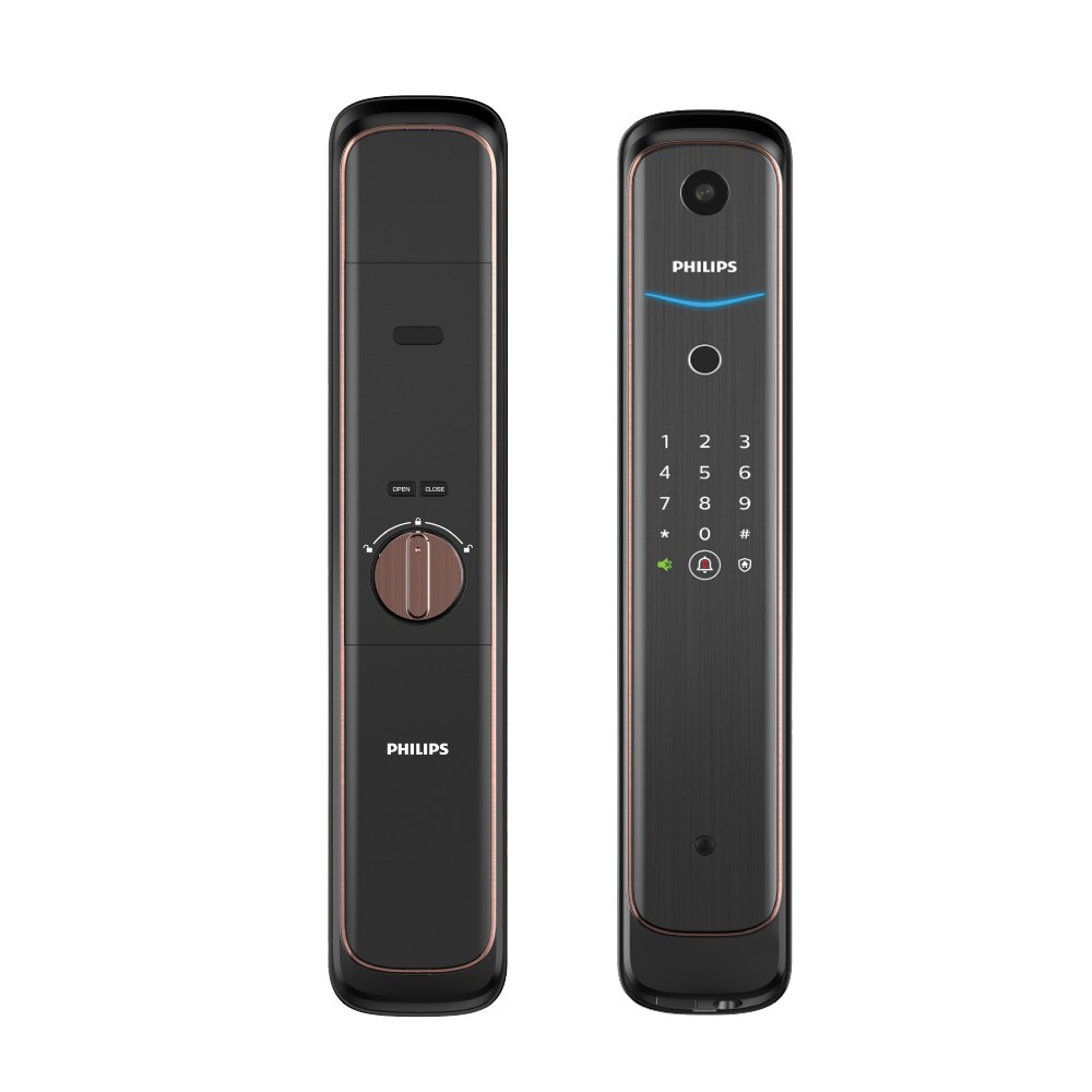 Khóa vân tay Philips DDL702-1HWS có camera chuông hình lắp tại Nam Định