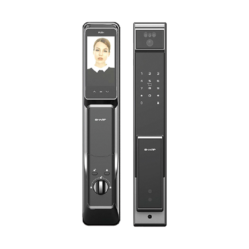 Khóa nhận diện khuôn mặt Sharp H2V lắp tại Huế, mở cửa rảnh tay