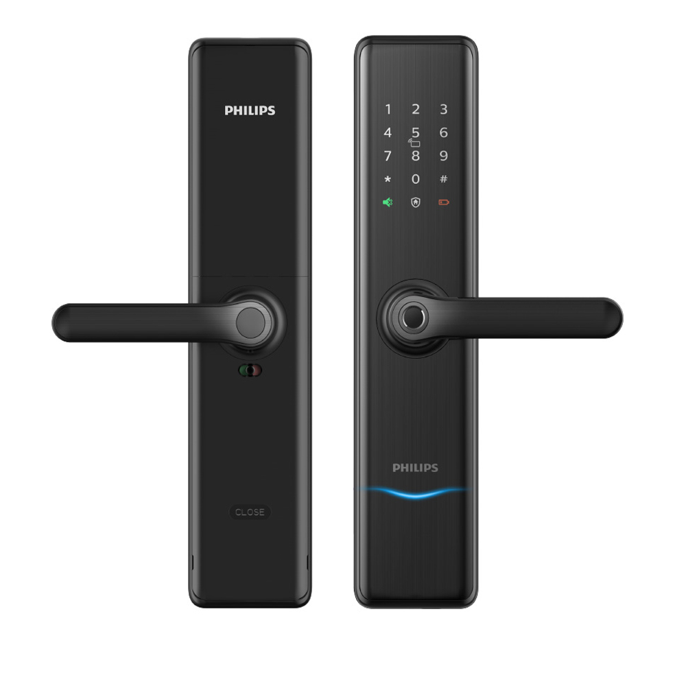 Khóa vân tay tay gạt Philips 7300 lắp tại Lào Cai cho biệt thự