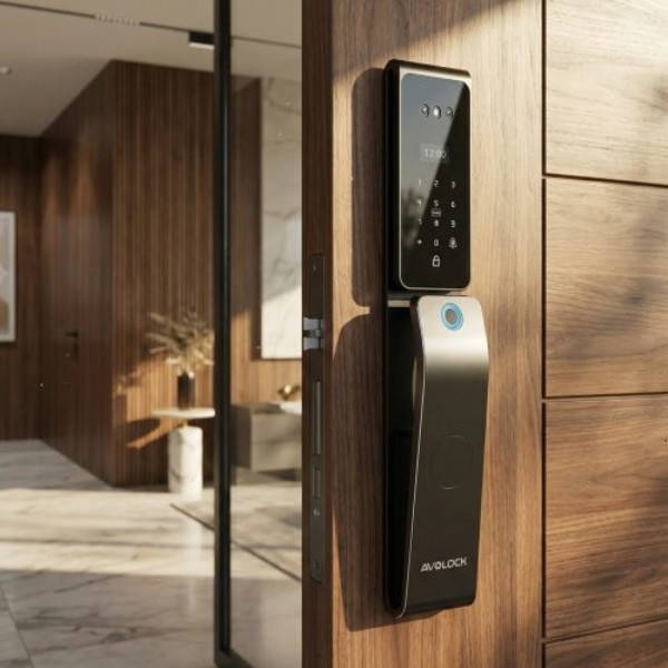 Khóa vân tay nhận diện khuôn mặt Face ID 3D Avolock AL 73FRVT cho phòng giám đốc