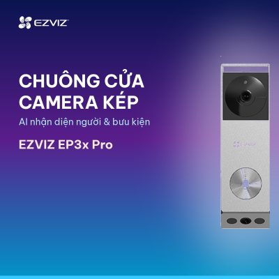 Chuông cửa camera kép AI EZVIZ EP3x Pro