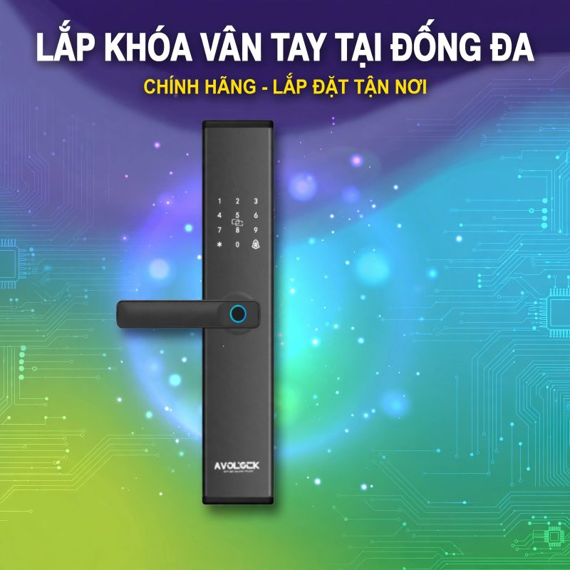 Ảnh minh họa lắp khóa vân tay tại Đống Đa cho nhà phố và chung cư