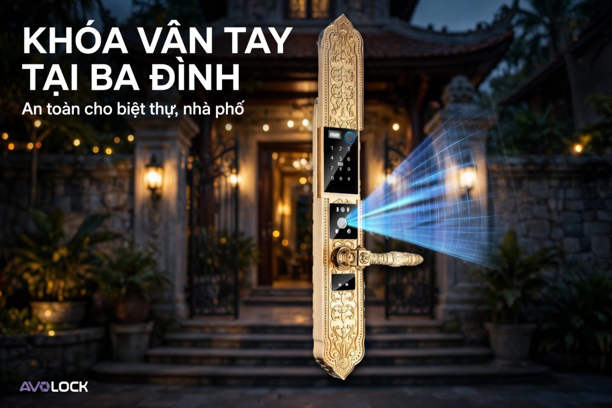 Khóa vân tay tại Ba Đình — giải pháp an toàn cho biệt thự, nhà phố