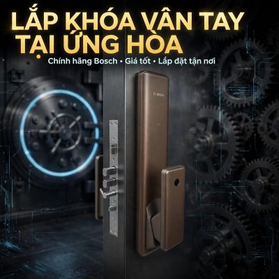 Lắp đặt khóa vân tay tại Ứng Hòa