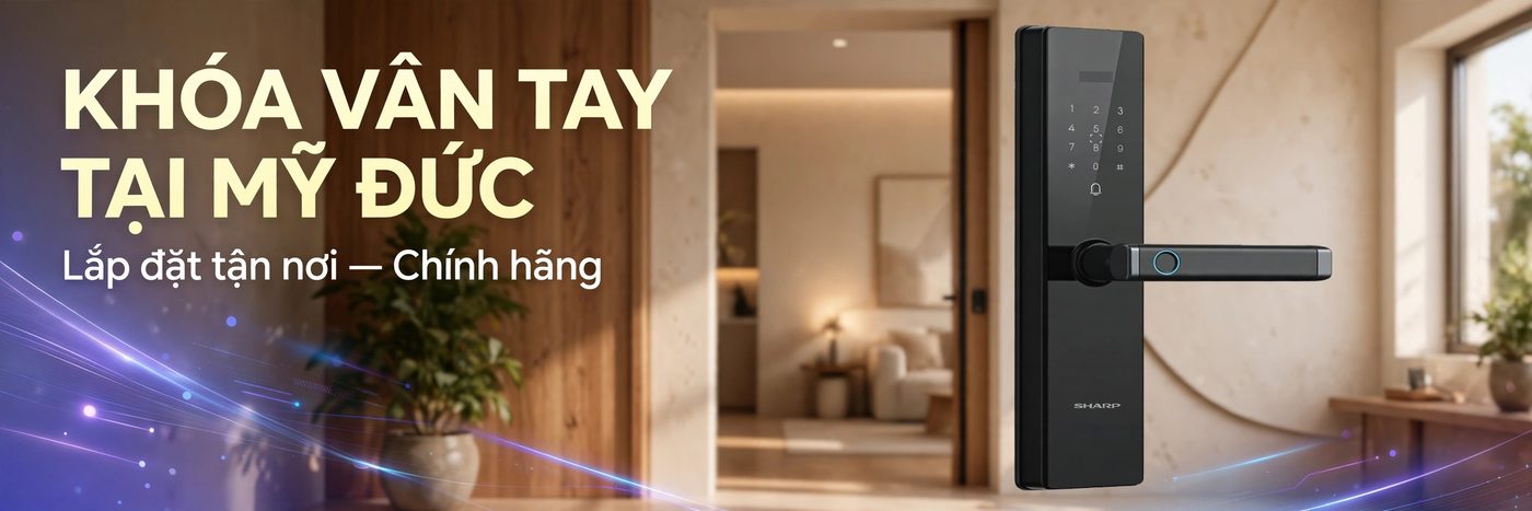 mua khóa vân tay tại Mỹ Đức