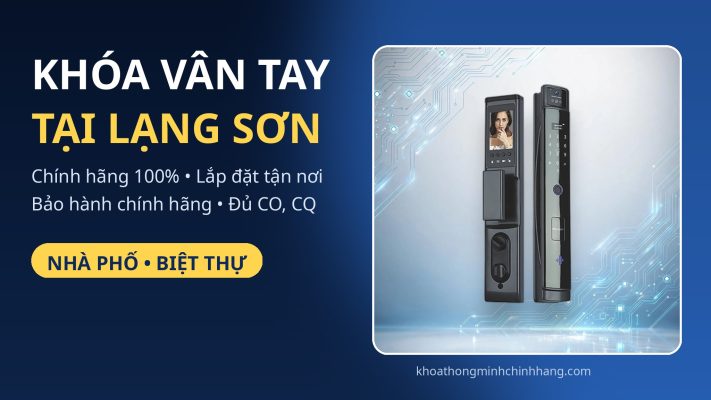 Mua khóa vân tay tại Lạng Sơn — chính hãng Sharp, lắp đặt tận nơi
