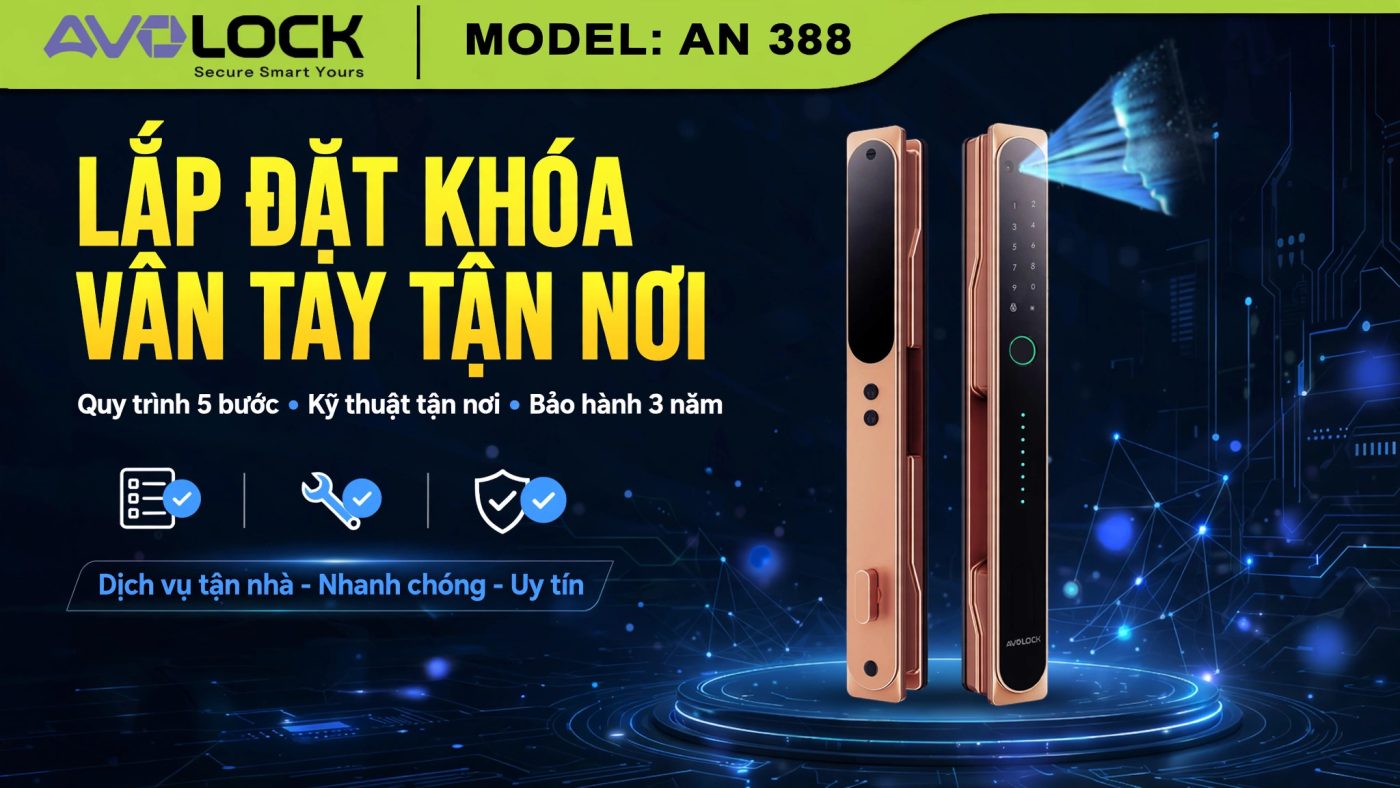 Lắp đặt khóa vân tay tận nơi