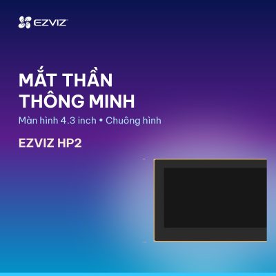 Mắt thần thông minh EZVIZ HP2 – Màn hình 4.3 inch