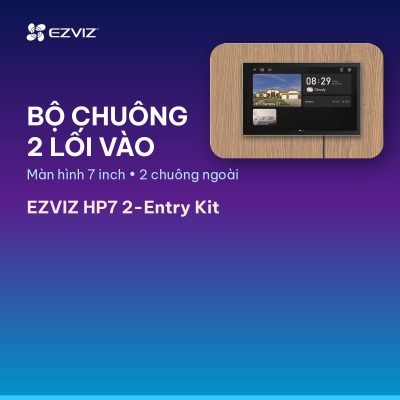 Bộ chuông cửa video EZVIZ HP7 2-Entry Kit – Cho nhà 2 lối vào
