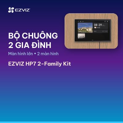 Bộ chuông cửa video EZVIZ HP7 2-Family Kit – Cho 2 gia đình