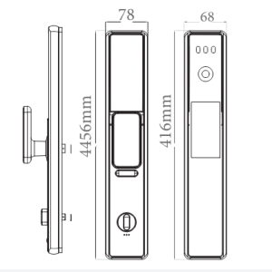 Alternative view of AL-83FRVT-B: Khóa Thông Minh An Toàn Tuyệt Đối, Hiện Đại Đỉnh Cao