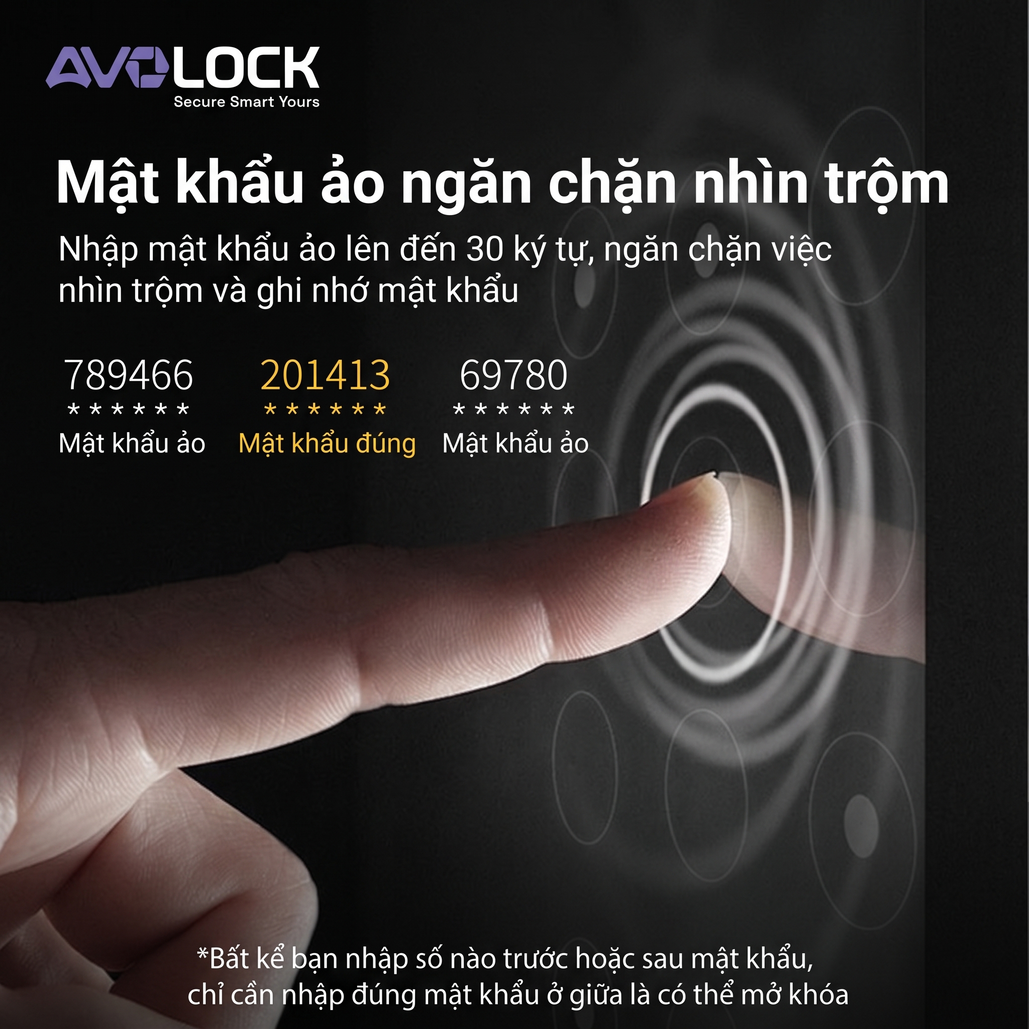 Khóa cửa thông minh Avolock AN559 – Giải pháp an ninh cao cấp cho cửa nhôm Xingfa và cửa nhôm hệ - Ảnh 3