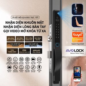 Alternative view of Khóa thông minh cửa nhôm Avolock AN566 – Giải pháp bảo vệ toàn diện cho cửa nhôm Xingfa, Slim