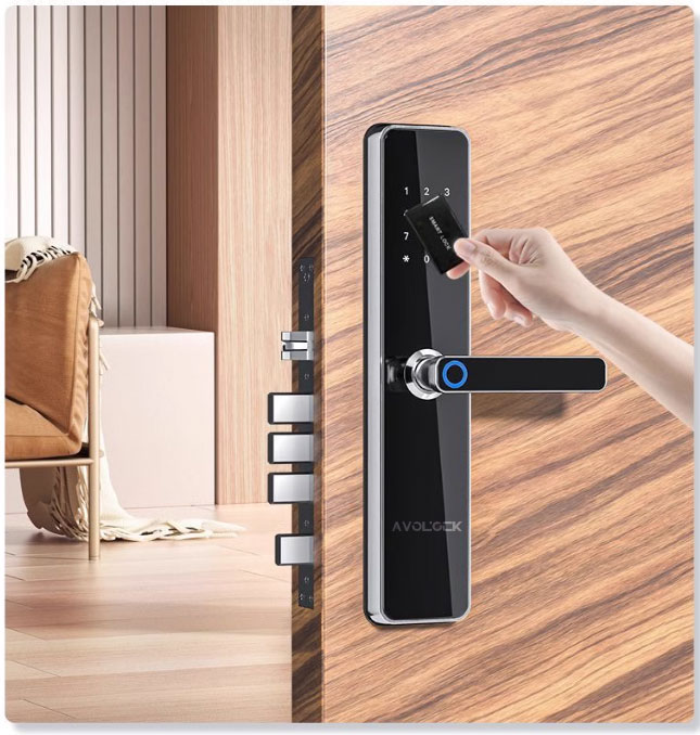 Avolock AV-69: Khóa Vân Tay Siêu Chống Nước, An Toàn Tối Ưu, Điều Khiển Bằng Điện Thoại - Ảnh 2