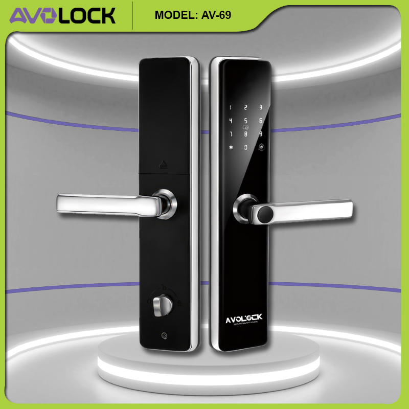 Khóa vân tay siêu chống nước Avolock AV-69 điều khiển bằng điện thoại