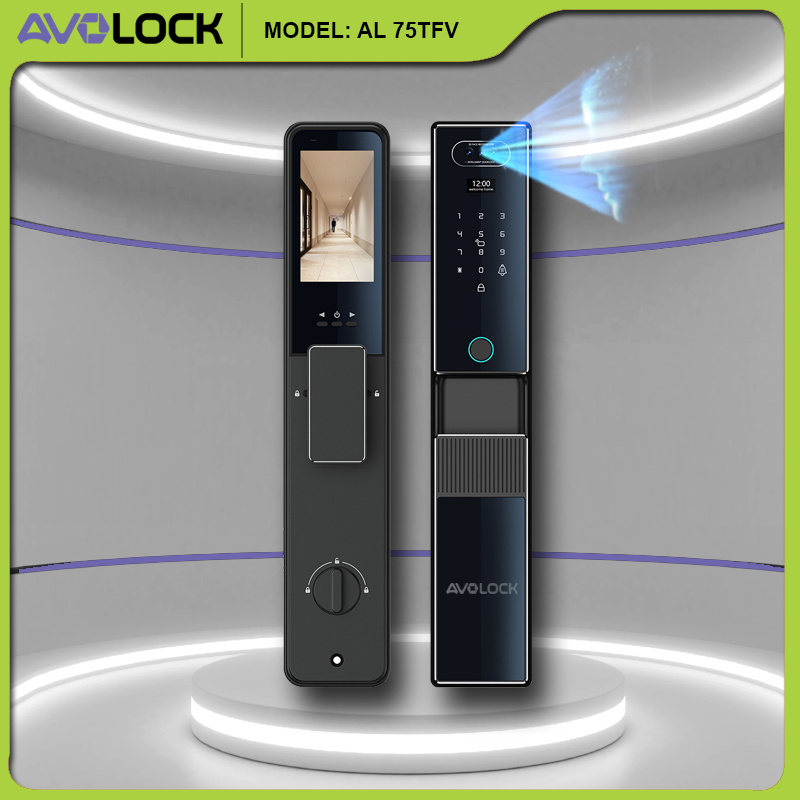 Khóa vân tay Avolock AL 75TFV 7 cách mở khóa gọi video mở cửa từ xa cho phòng làm việc